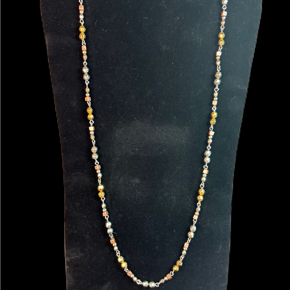 Signed CMC Multicolor Beaded Necklace